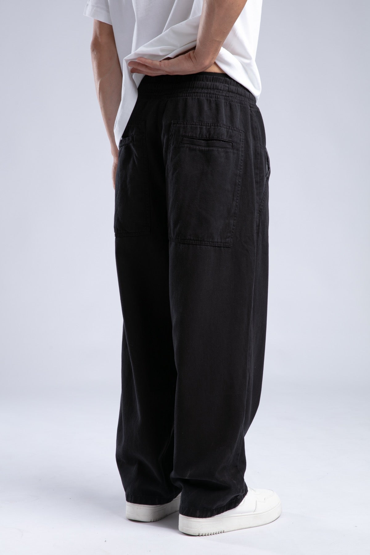 Beli Lastikli Baggy Pantolon