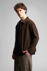 Fermuarlı Fitilli Sweatshirt