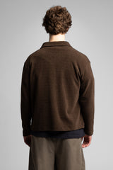 Fermuarlı Fitilli Sweatshirt