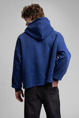 Minimal Yazı Detaylı Kapüşonlu Sweatshirt