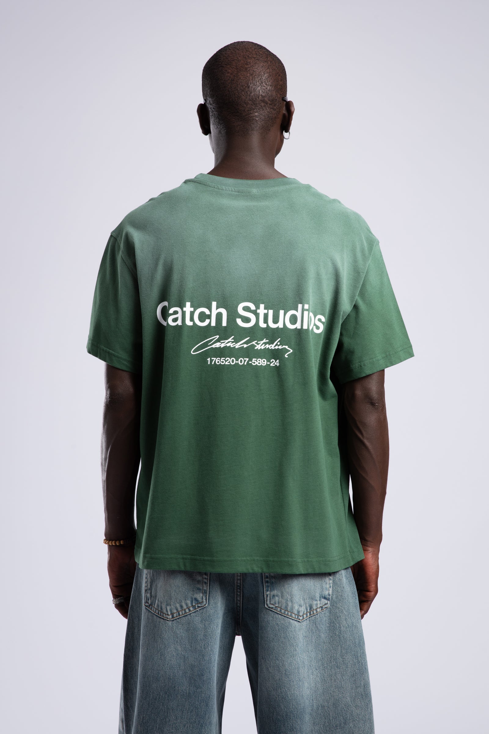 Catch Studios Baskılı Yıkamalı T-Shirt