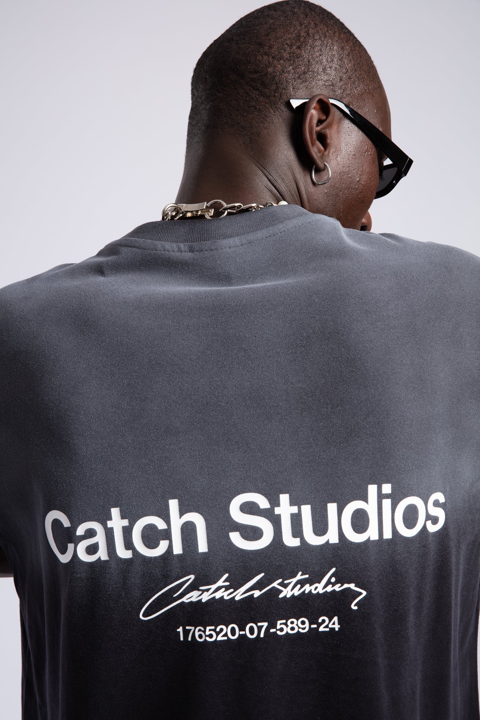 Catch Studios Baskılı Yıkamalı T-Shirt