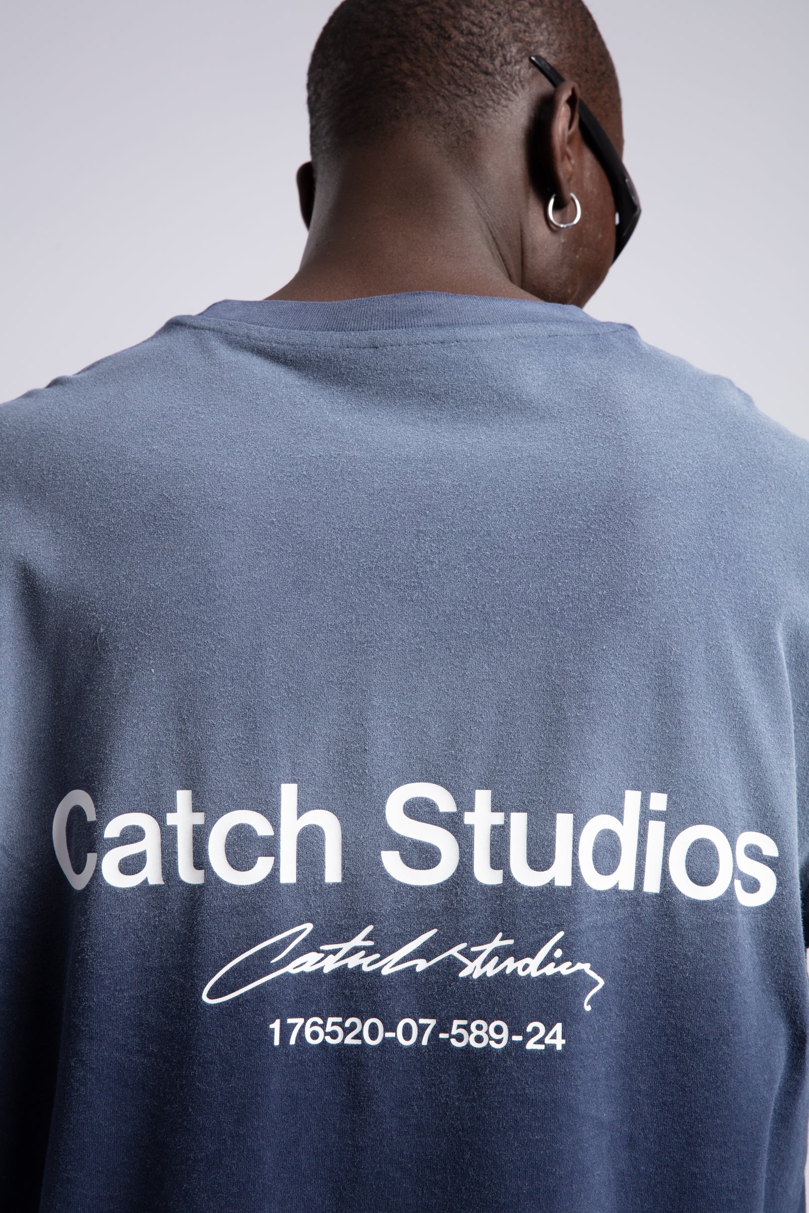 Catch Studios Baskılı Yıkamalı T-Shirt