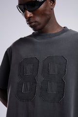 88 Nakış Detaylı T-Shirt