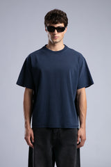 Loose Fit Yıkamalı Basic T-shirt