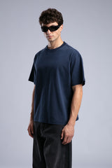 Loose Fit Yıkamalı Basic T-shirt