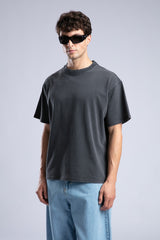 Loose Fit Yıkamalı Basic T-shirt