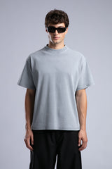 Loose Fit Yıkamalı Basic T-shirt