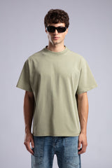 Loose Fit Yıkamalı Basic T-shirt