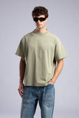 Loose Fit Yıkamalı Basic T-shirt
