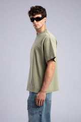 Loose Fit Yıkamalı Basic T-shirt