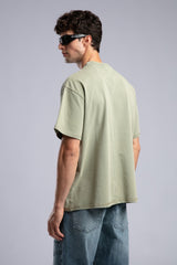 Loose Fit Yıkamalı Basic T-shirt