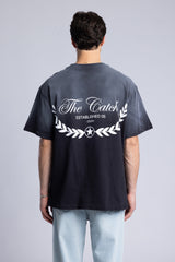 The Catch Baskılı Yıkamalı T-Shirt