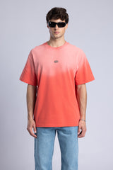 Metal Logo Detaylı Yıkamalı T-shirt