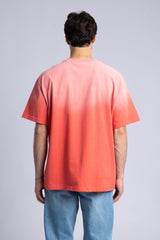 Metal Logo Detaylı Yıkamalı T-shirt