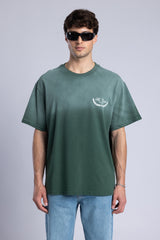 The Catch Baskılı Yıkamalı T-Shirt