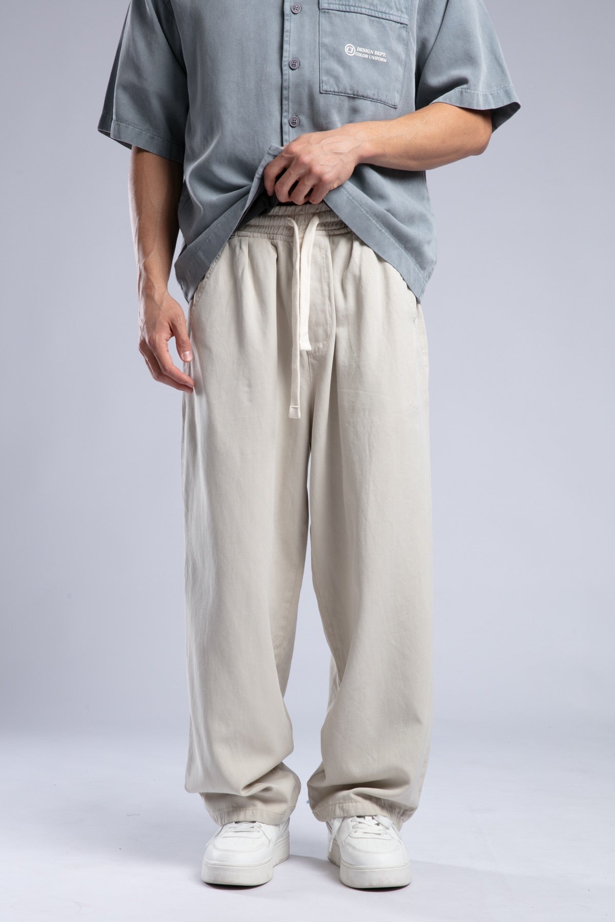 Beli Lastikli Baggy Pantolon