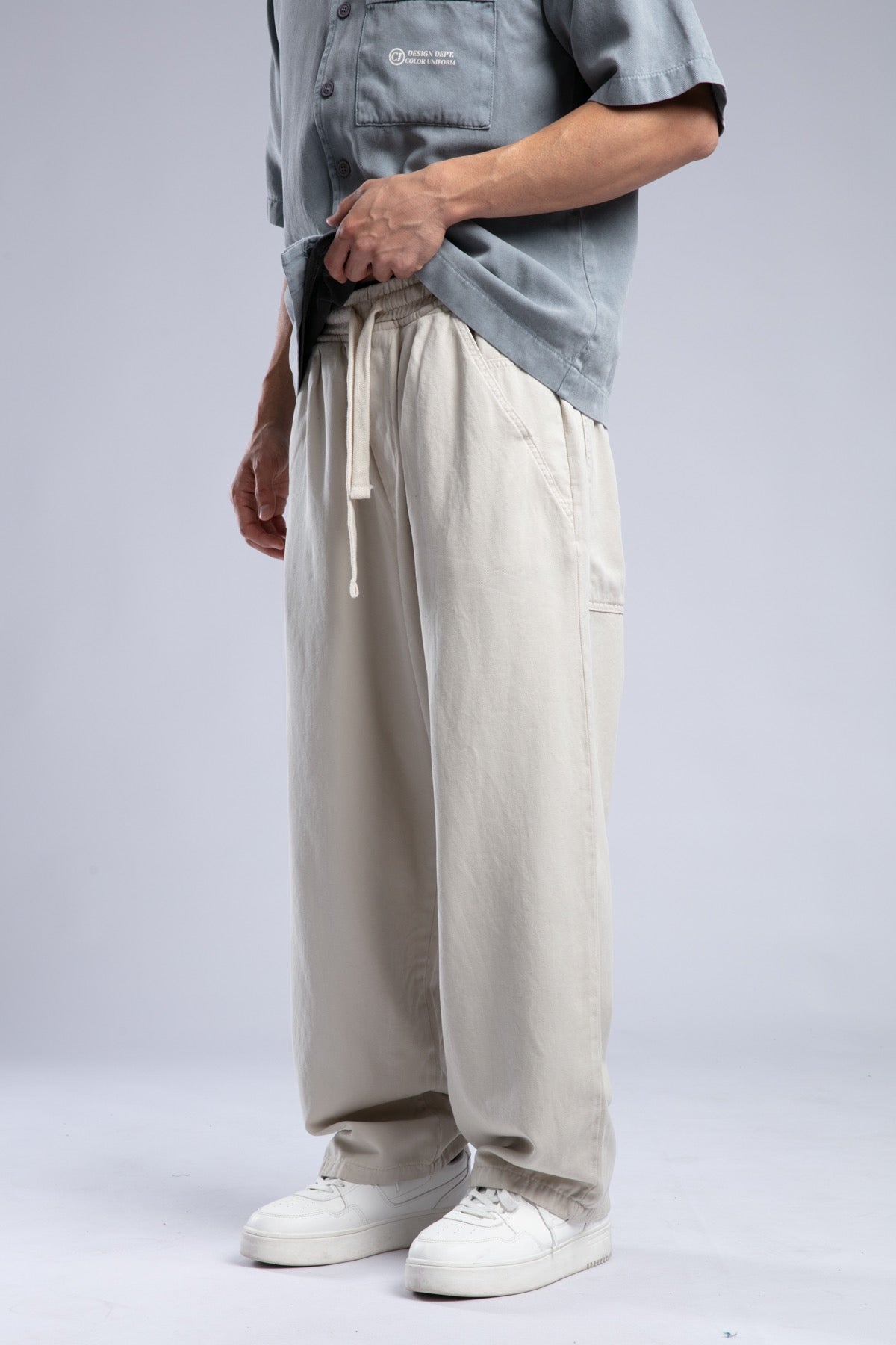 Beli Lastikli Baggy Pantolon